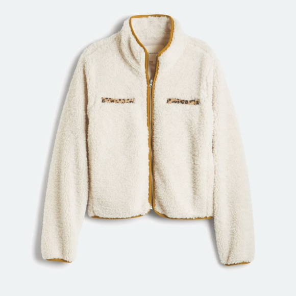 Thread & Supply Celine Sherpa Jacket – Off-White – Size M (NWOT) - Picture 3 of 4